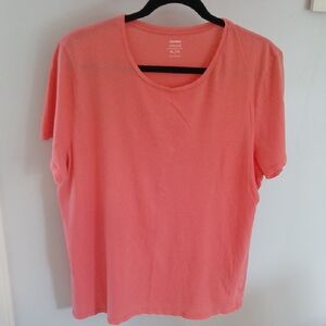 Old Navy Size XL Relaxed Fit Coral T-Shirt